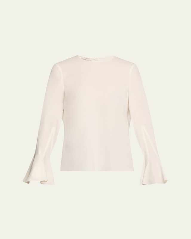 Godet Sleeve Blouse